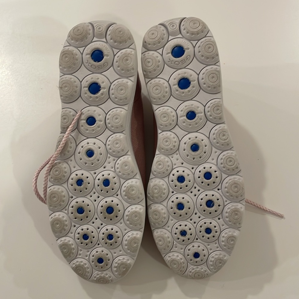 NWT Geox Pink Sneakers in size 10 - Picture 2 of 5